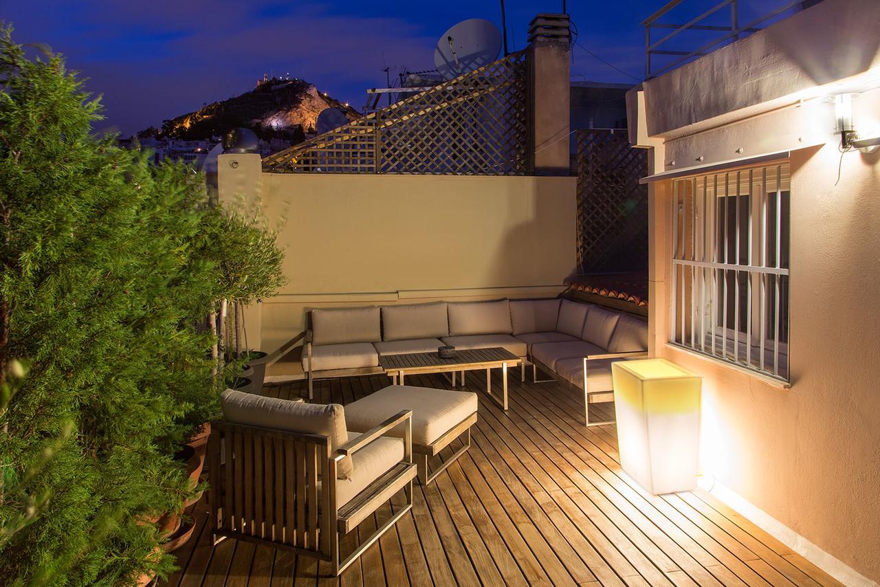 Beautiful Penthouse In Athens With Outside Jacuzziアパートメント エクステリア 写真